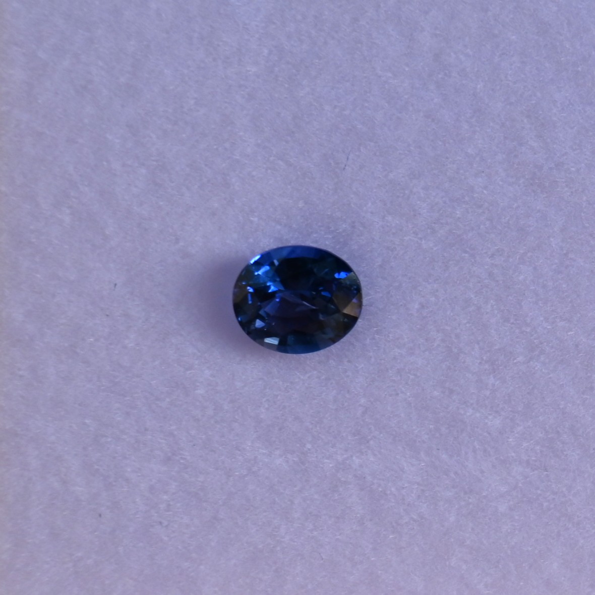 Sub-1ct Sapphire, Blue Oval Gem, SA0005, Sri Lanka