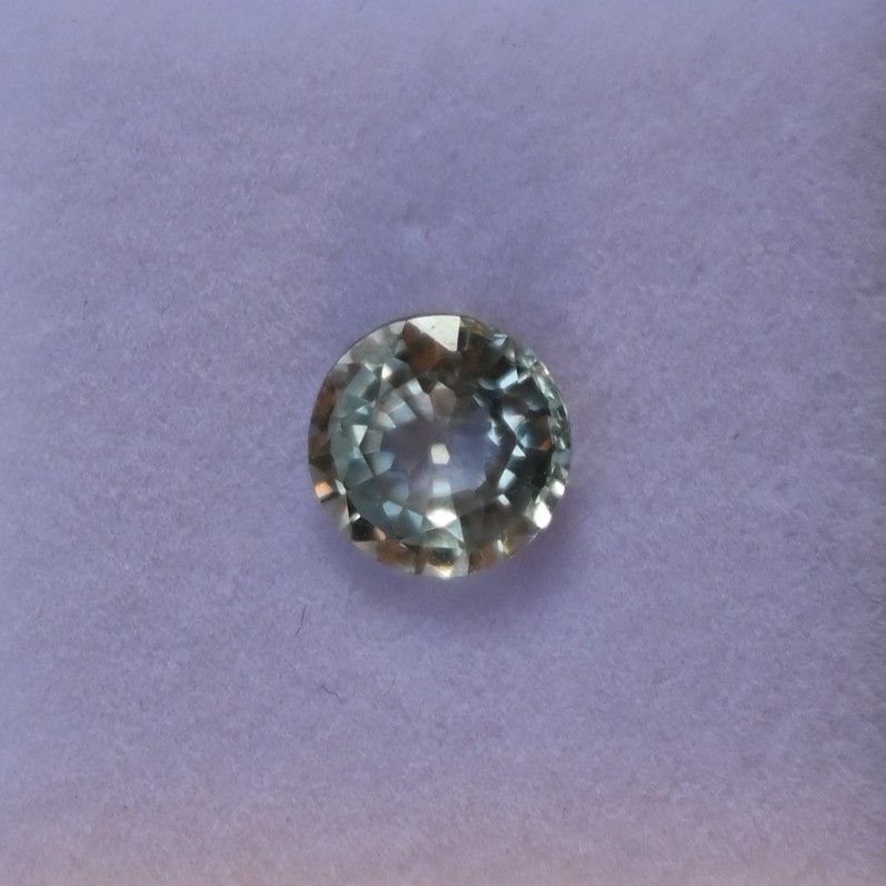 Round Green Sapphire, SAG004, 1.19ct Sri Lanka