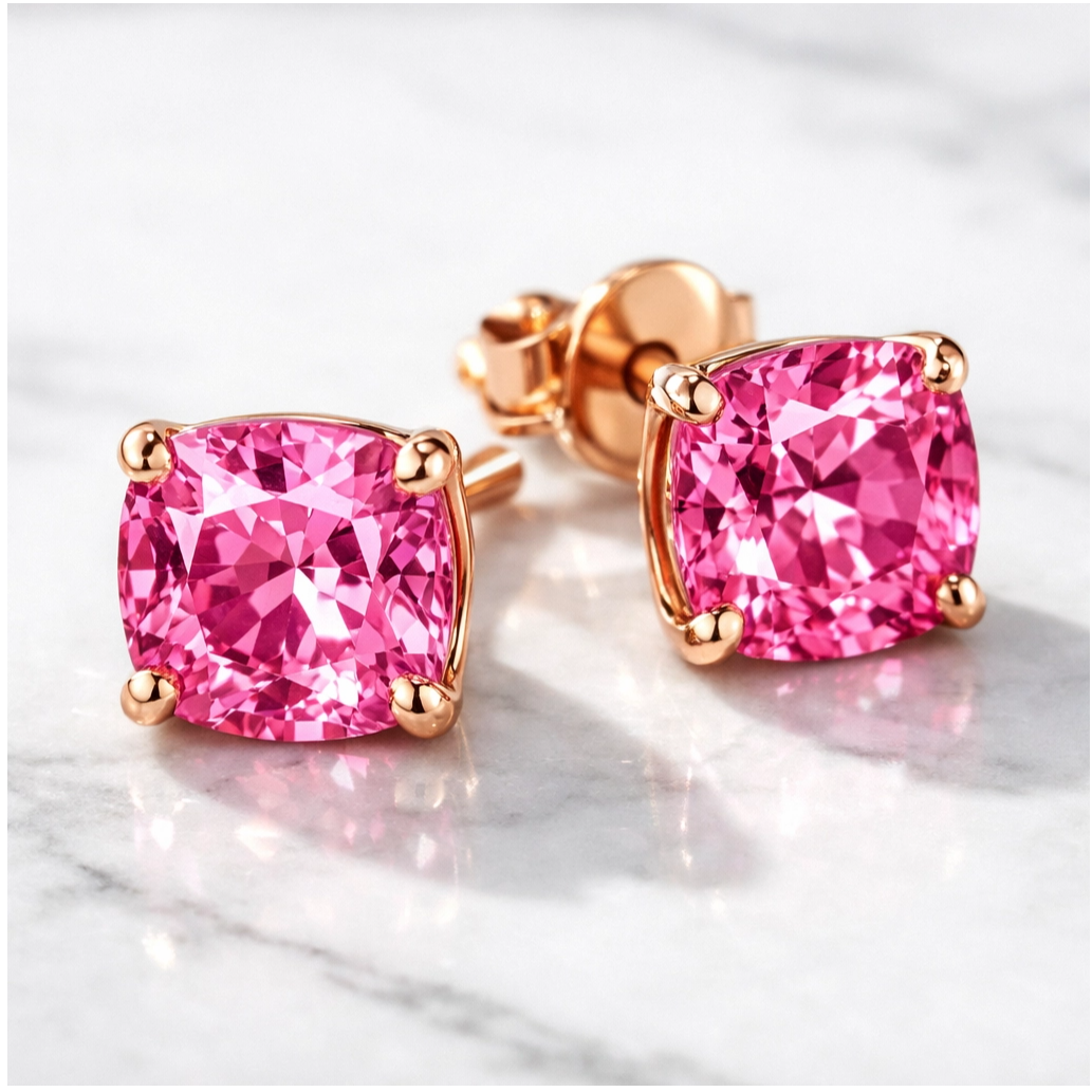 Sapphire Earrings, sapphire stud earrings, blue sapphire earrings, sapphire pendant, blue sapphire stud earrings, pink sapphire earrings, choosing sapphire earrings.