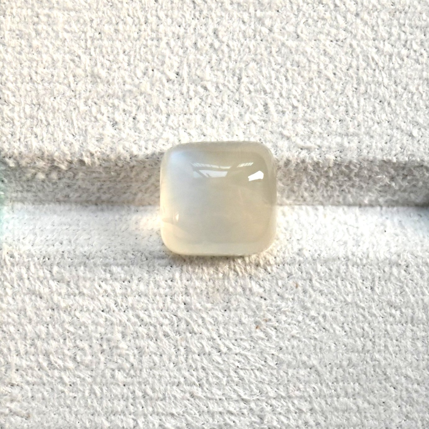 Natural White Square Moonstone, Weight: 11.18 ct MO0001,Loose stones, moonstone, white moonstone, square moonstone, natural loose gemstone