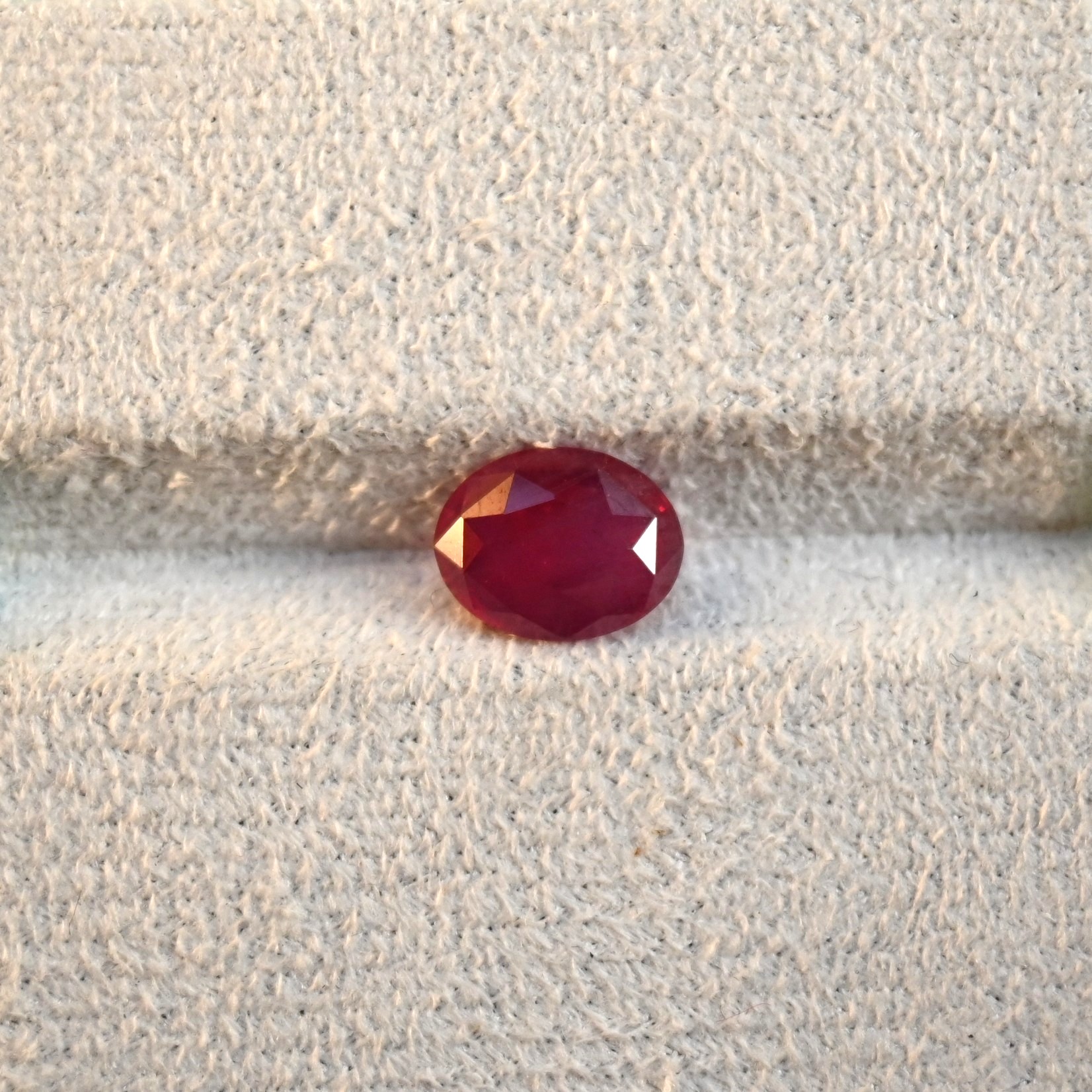 Large Ruby, 4.1ct RU0004, Burma Ruby, Myanmar