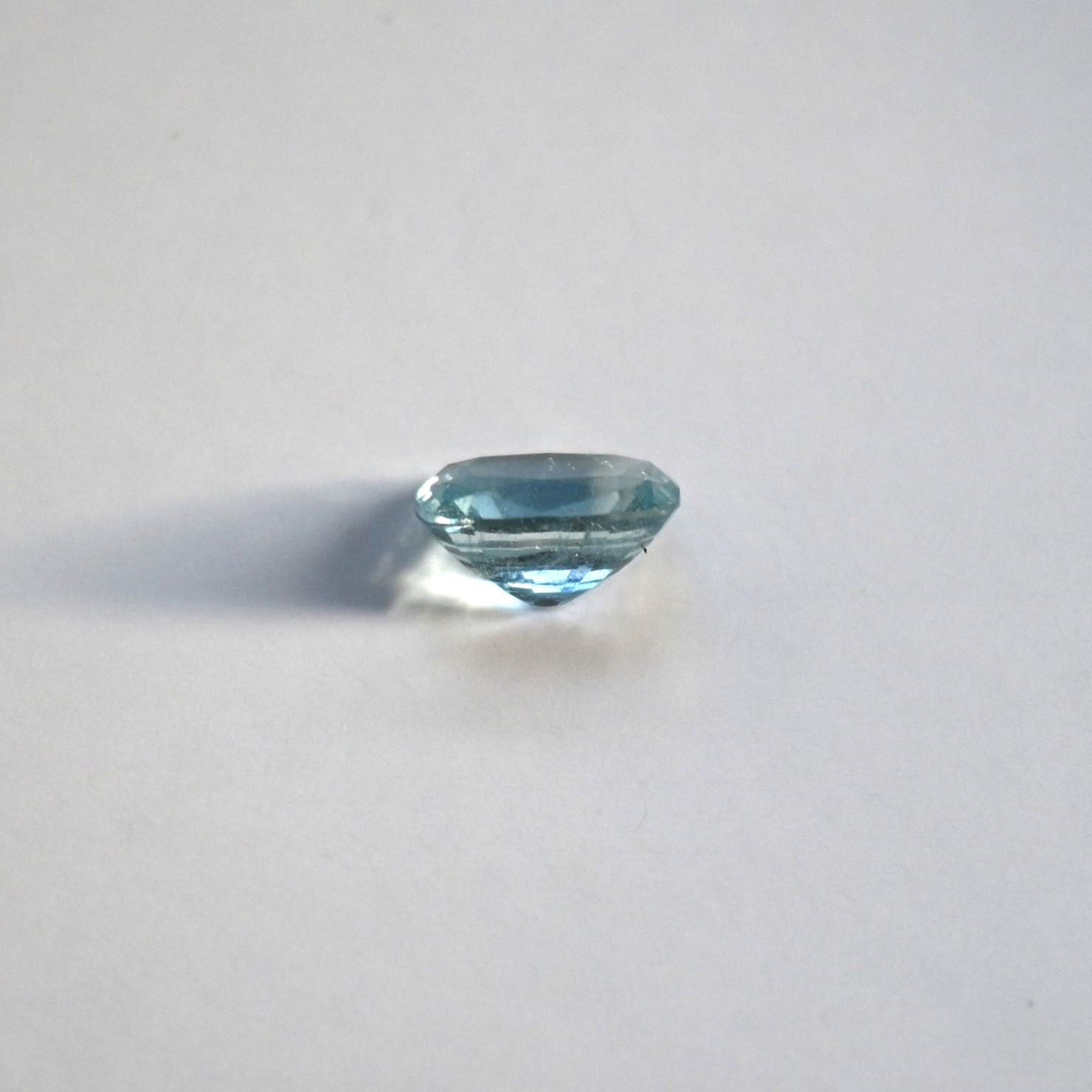 • Type: Aquamarine • Weight: 2.56ct • Origin: Sri Lanka • Shape: Cushion Aquamarine, 2.56ct AQ0001, Sky Blue Gem