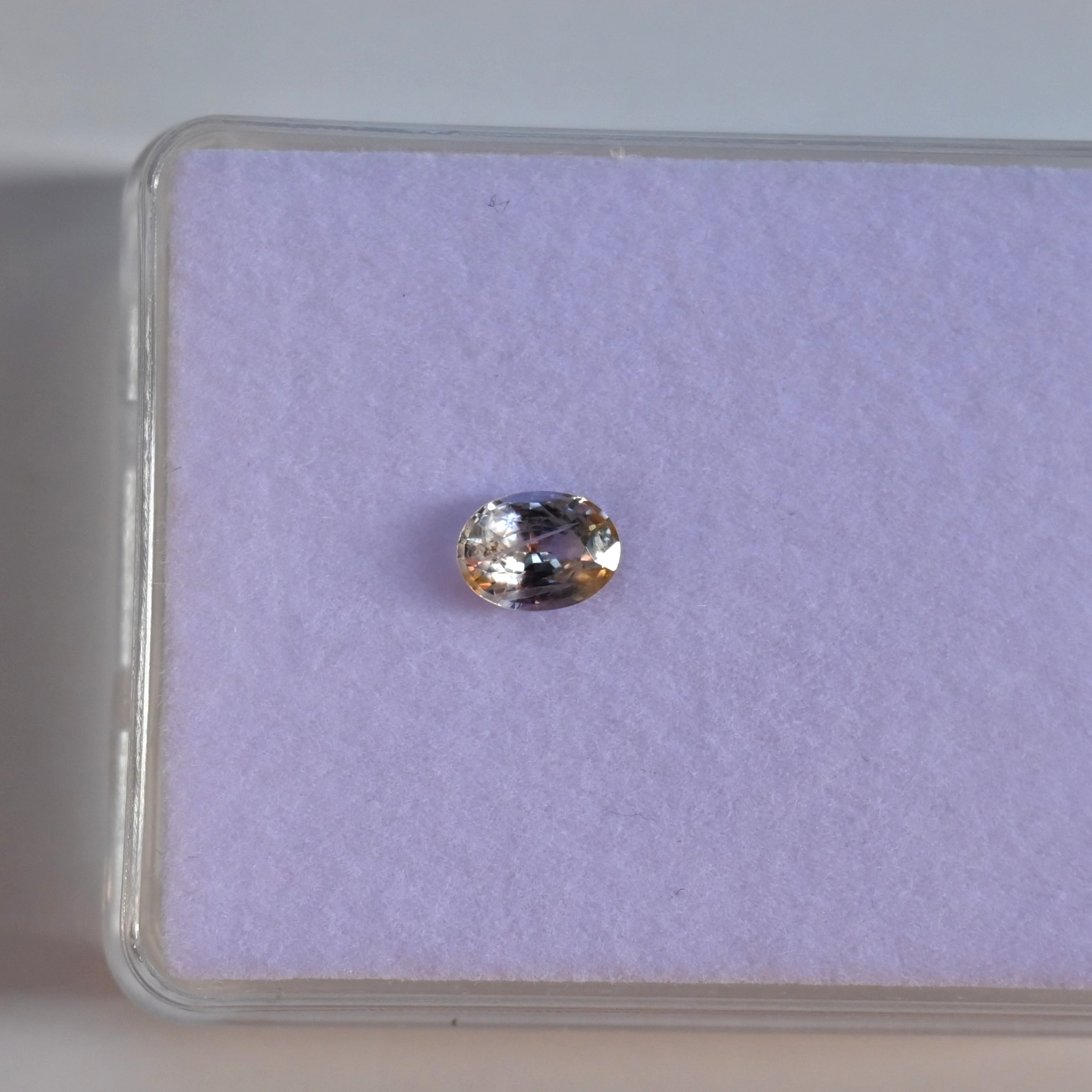 White Sapphire, 1.13ct SAC001, Sri Lanka Colorless Gem