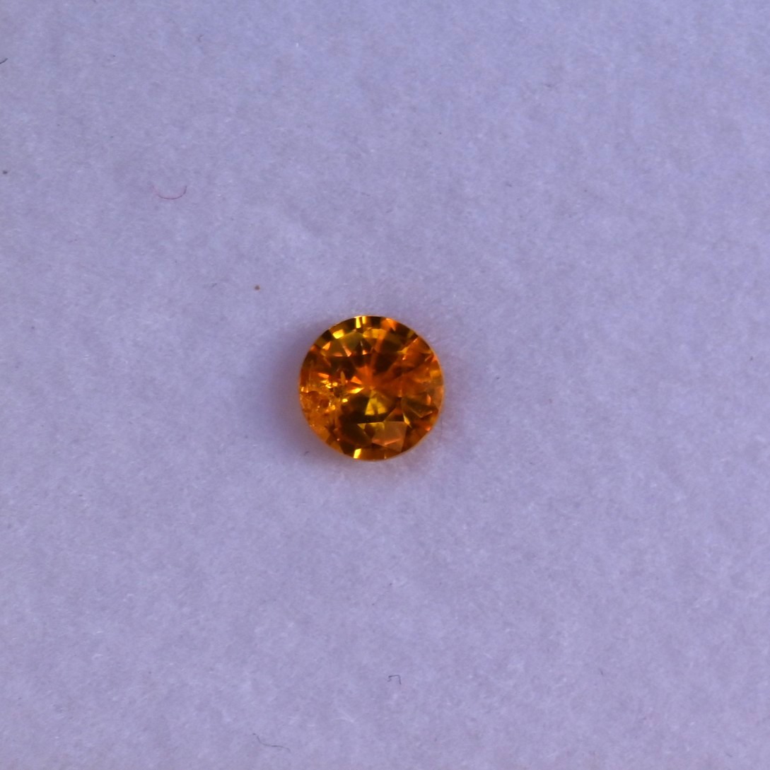 Orange Sapphire, 0.8ct SAO001, Sri Lanka Orange Gem