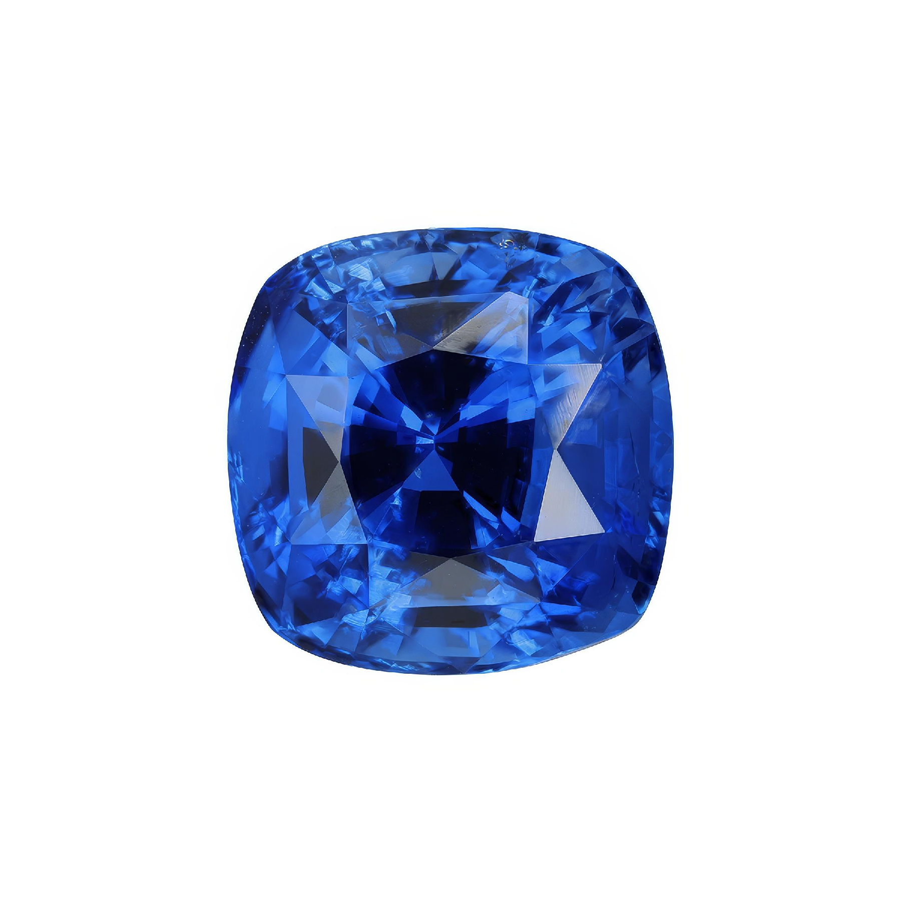 A breathtaking 14.90ct cushion-cut Royal Blue Sapphire. Features a luxurious blue profile and consistent color saturation. Certified. N0009,14.90ct Sapphire, Cushion Cut Royal Blue, Certified Natural Sapphire, Large Blue Sapphire, Fine Jewelry Stone
