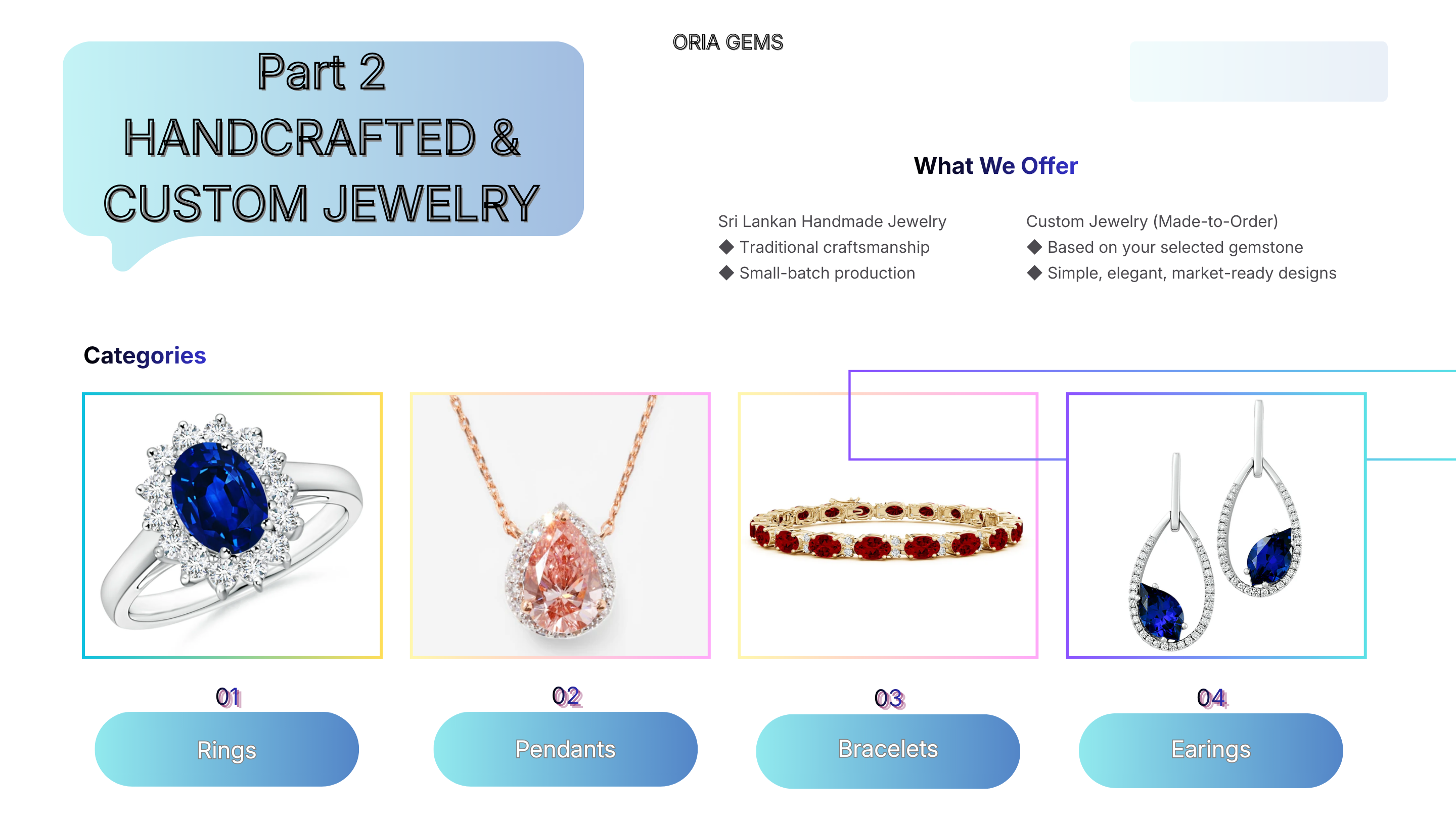 Custom-made fine jewelry tailored to your style. Select a certified natural loose gemstone from our vault, and let our master artisans handcraft your perfect ring, necklace, or earrings. Bespoke Custom Jewelry Design | Handcrafted Gemstone Rings & Pendants
