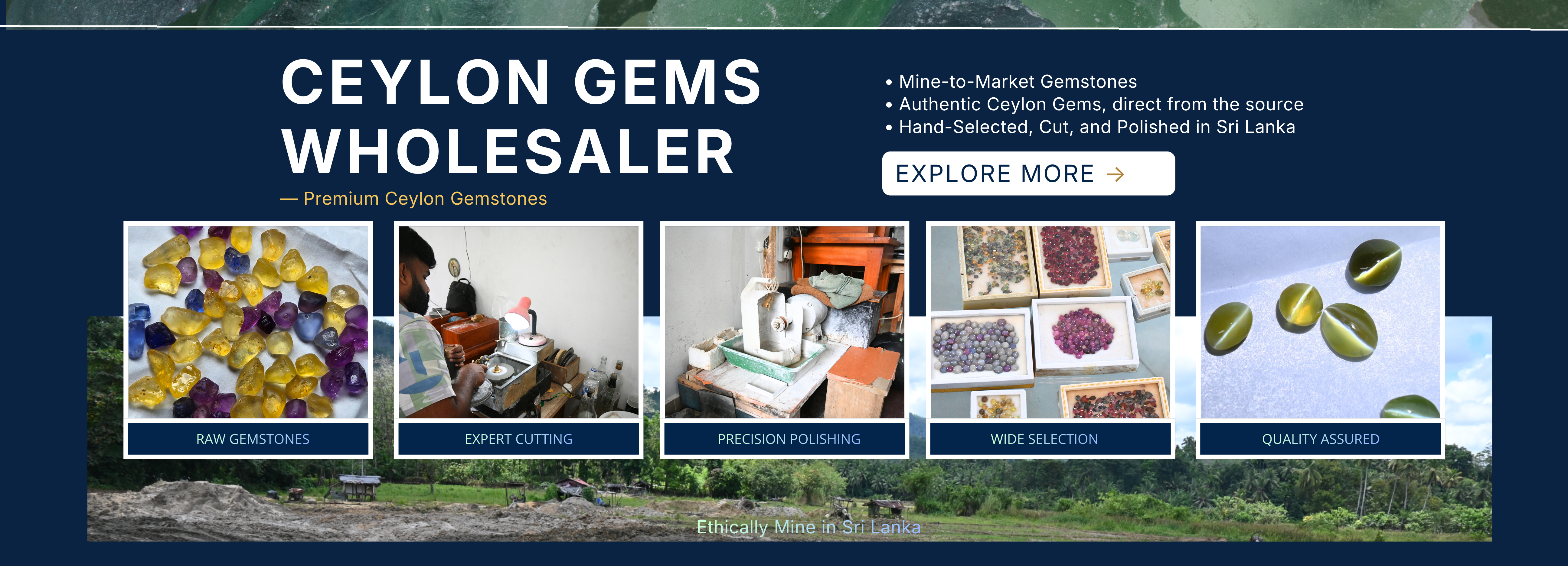 Oria Gems | 斯里兰卡一手宝石批发商