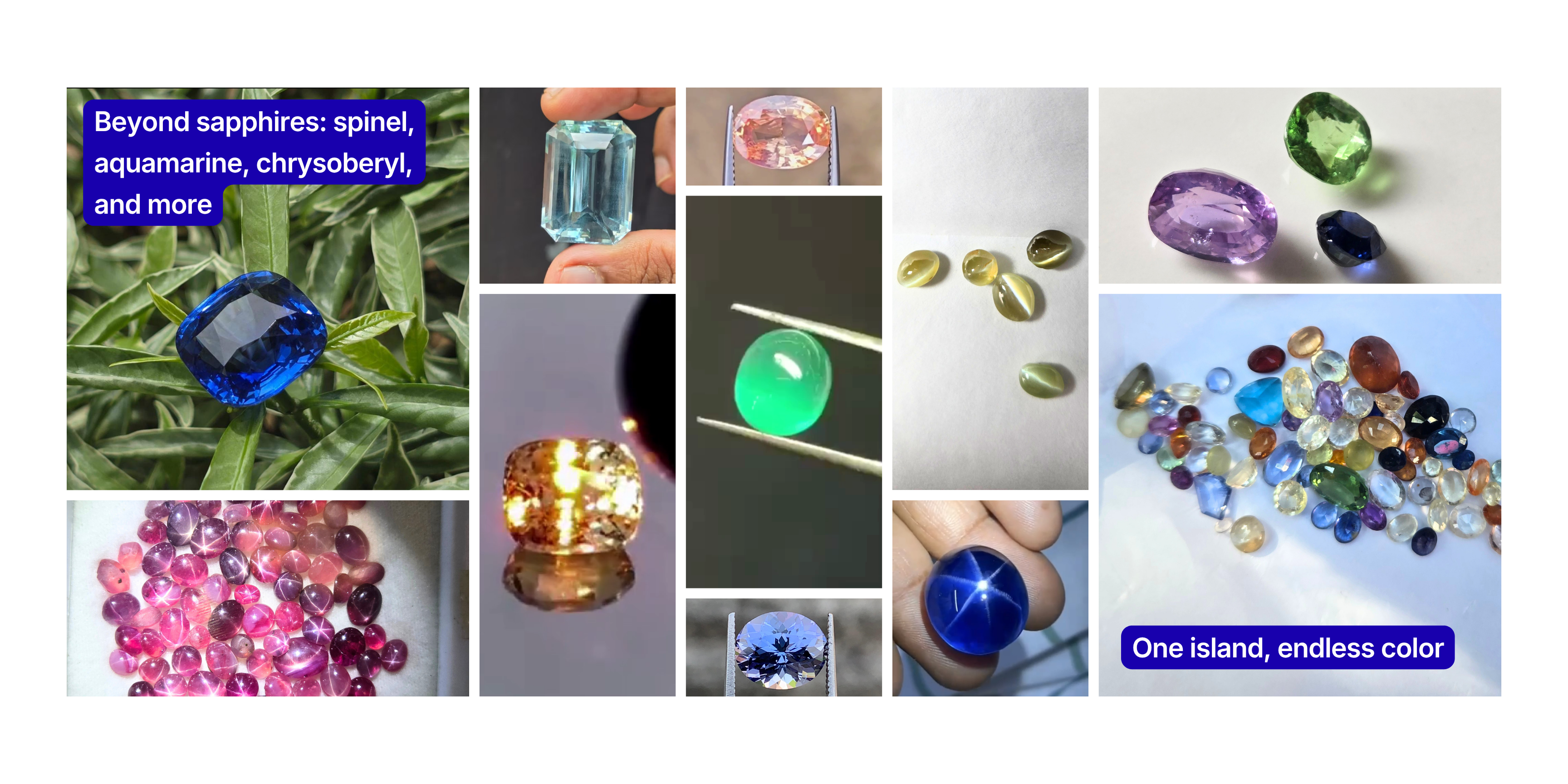 Explore the complete Oria Gems catalog featuring certified natural Ceylon sapphires, rubies, emeralds, and unique fancy colored gemstones directly from Sri Lanka. Natural Loose Gemstones & Ceylon Sapphire Catalog - Wholesale Prices