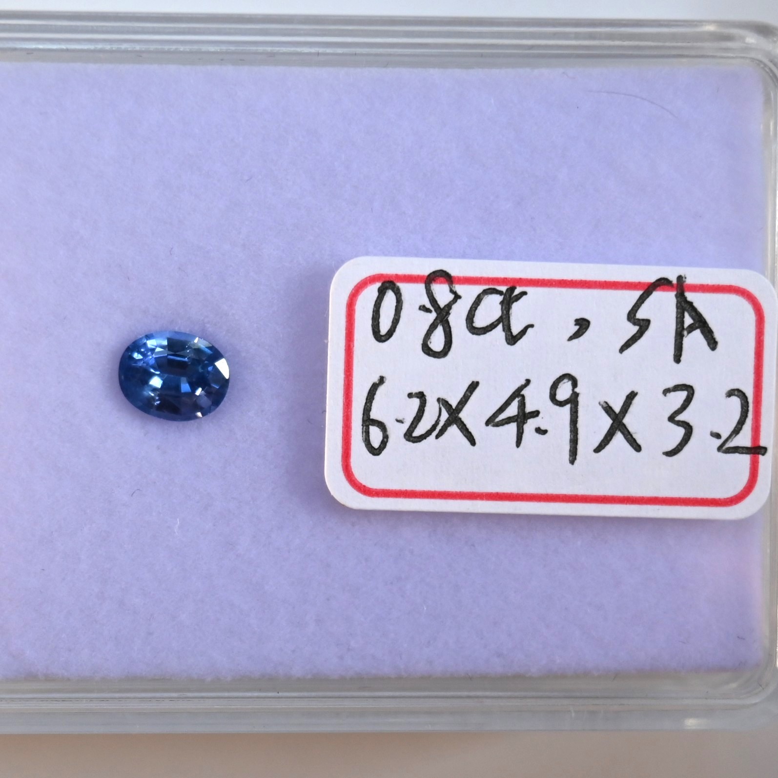• Type: Natural Sapphire • Weight: 0.84ct • Origin: Sri Lanka • Shape: Oval Blue Sapphire, 0.84ct Oval, SA0009, Sri Lanka