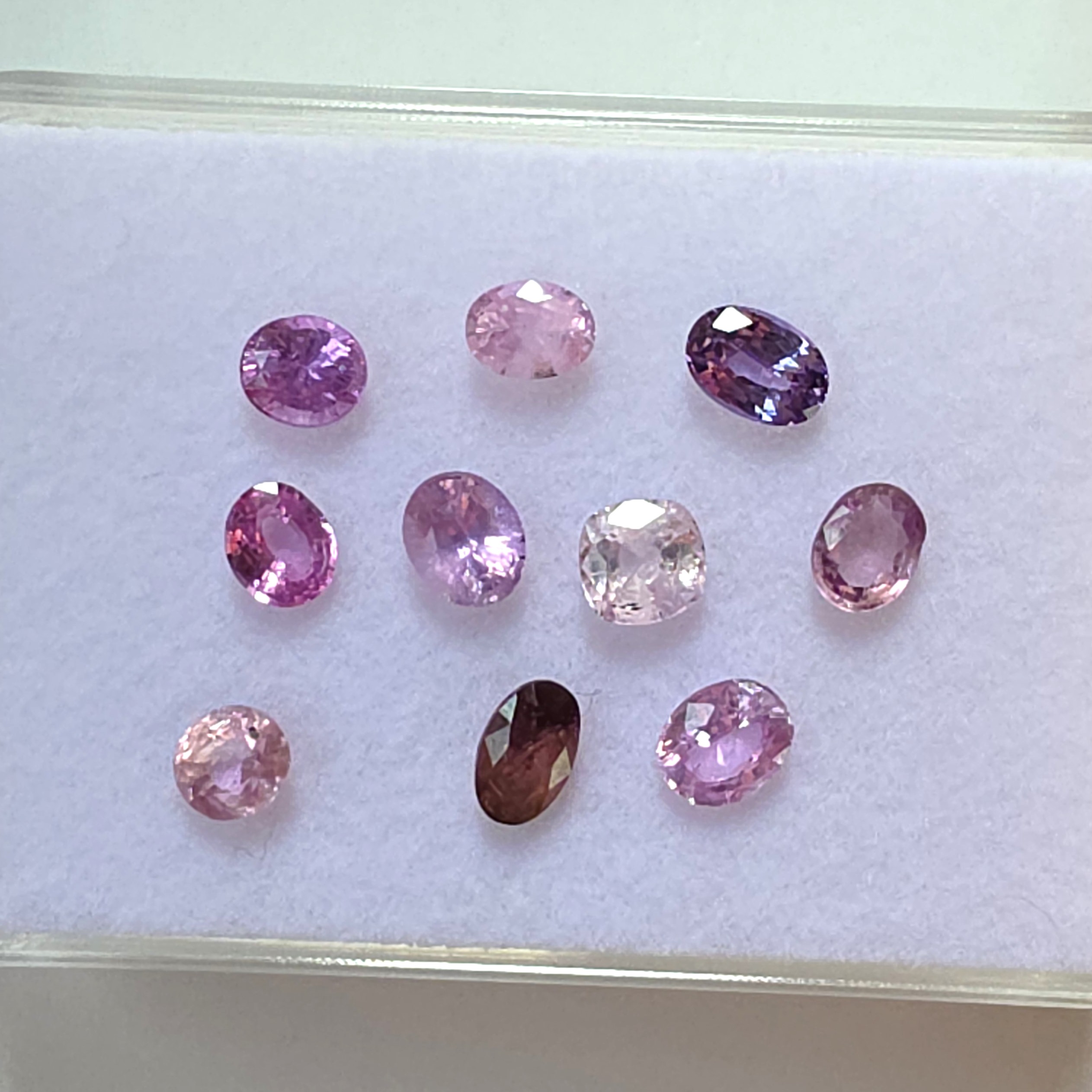 • Type: Sapphire Lot • Weight: 7.23ct • Origin: Sri Lanka • Shape: Mixed Pink Sapphire Lot, 7.23ct SAL006, Sri Lanka Pink