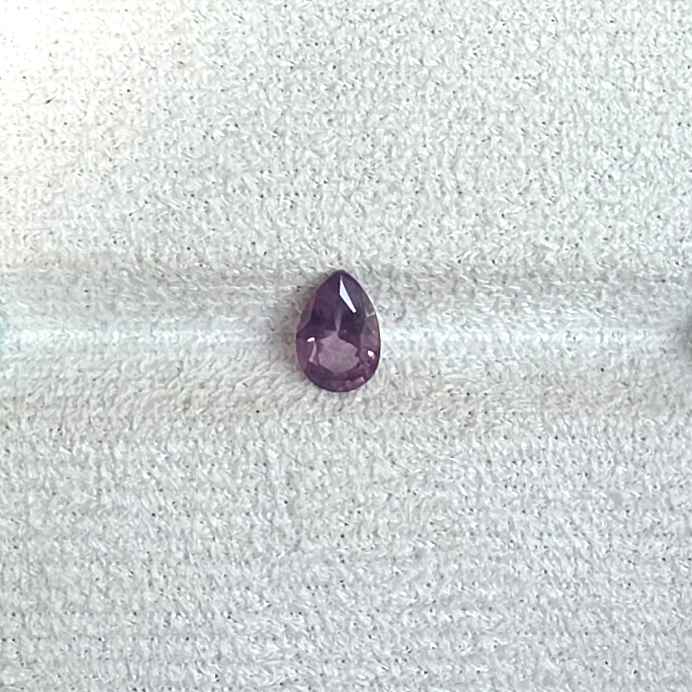 SP0008,Purple Pink Spinel, Pear Shape, Teardrop Cut, 1.3ct Spinel, Oria Gems