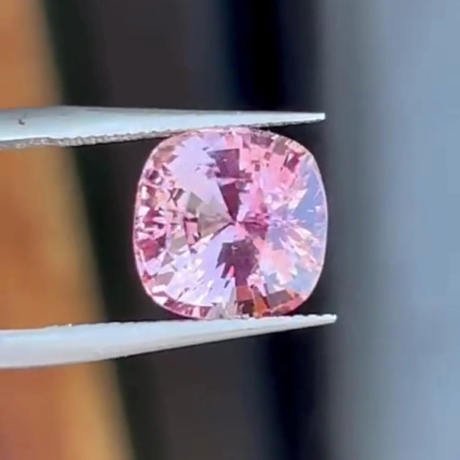 Investment Gemstone, Large Padparadscha, GIA Quality, Natural Sapphire, Rare Cushion Cut