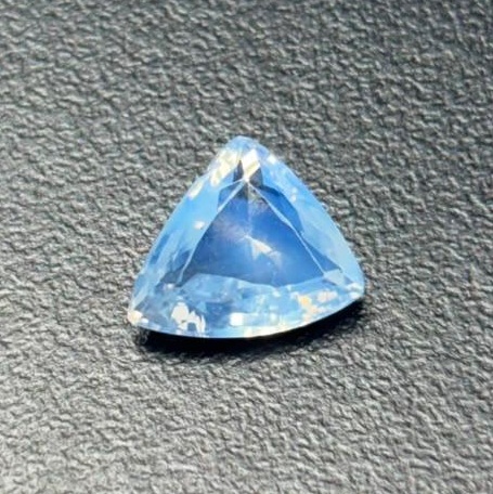 3.46 ct Natural Kashmir Blue Sapphire - Triangular Mixed Cut