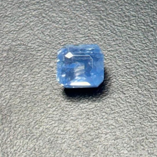 4.27 ct Natural Kashmir Blue Sapphire - Octagon Step Cut