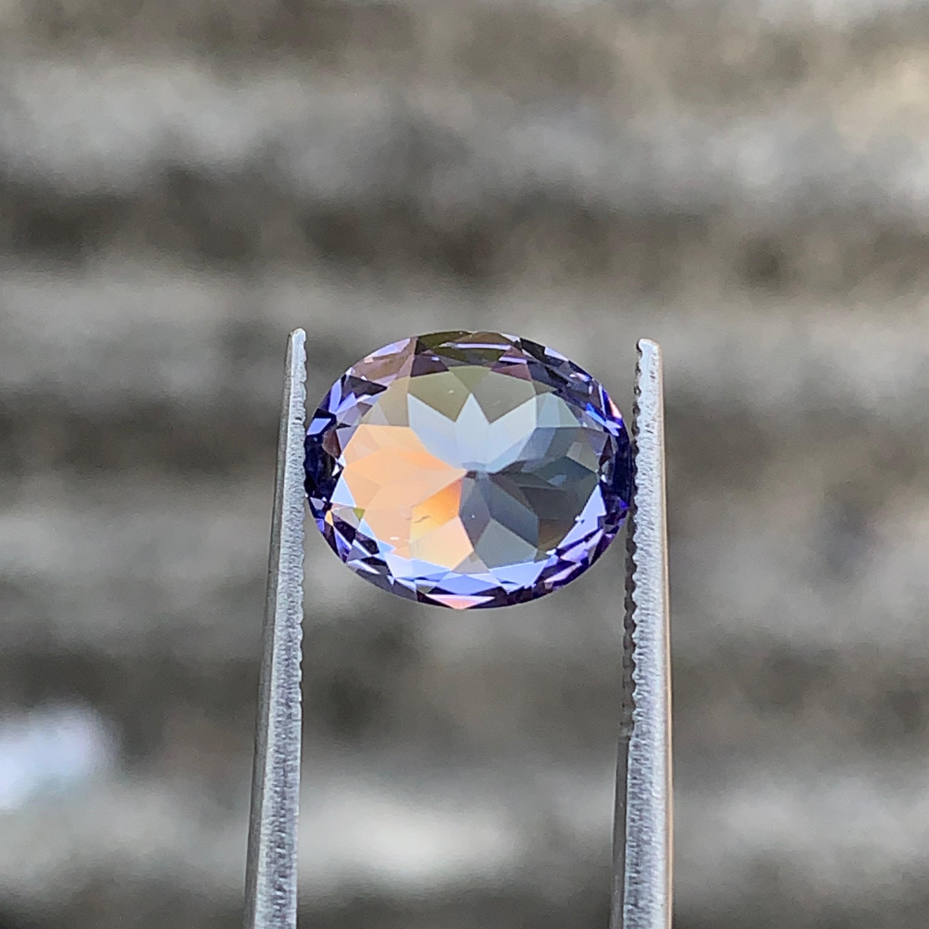3.92ct Natural Violetish-Blue Zoisite Oval – Sri Lanka "Tanzanite Color"