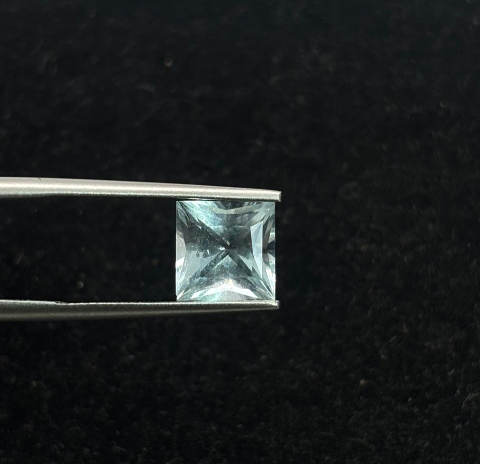 1.80 Carat Natural Square Cut Aquamarine Loose Gemstone