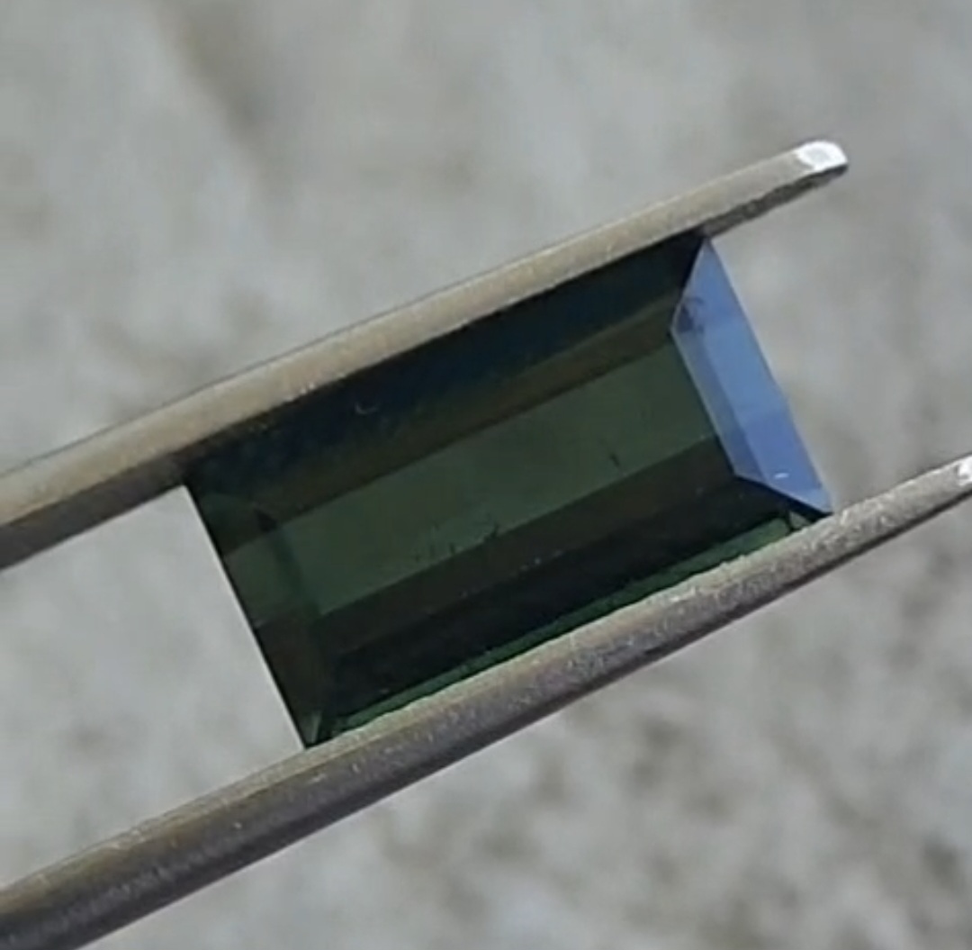 4.11 Ct Natural Untreated Green Tourmaline, Loupe Clean
