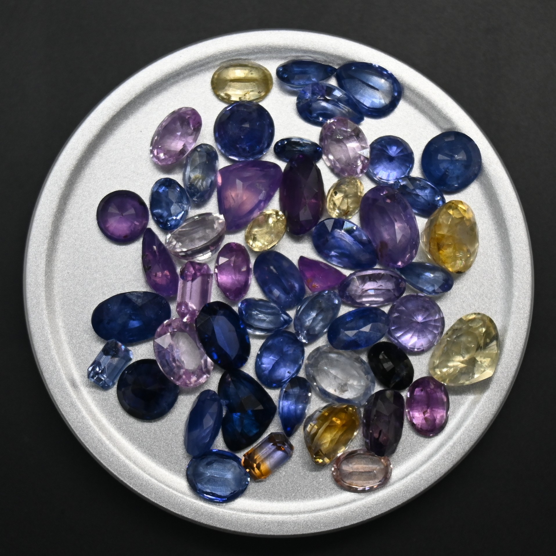 44.50 Ct Natural Mix Color Sapphire Lot, Mix Shape, Sri Lanka