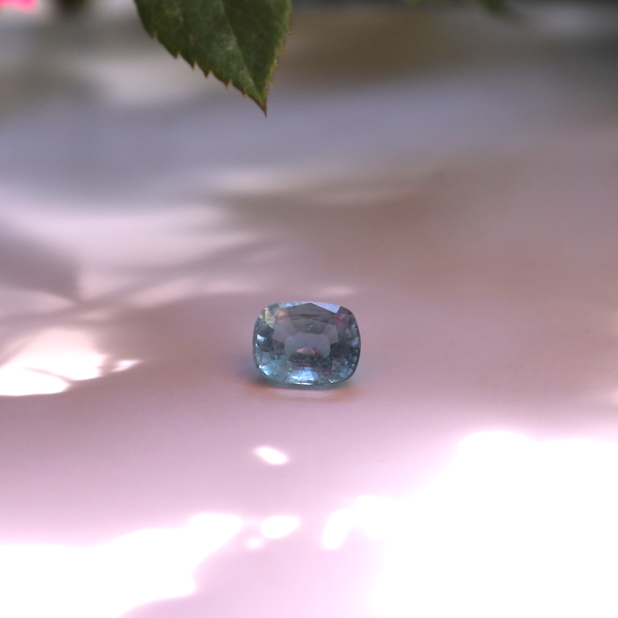 2.56ct Ocean Blue Aquamarine - Premium Cushion Cut