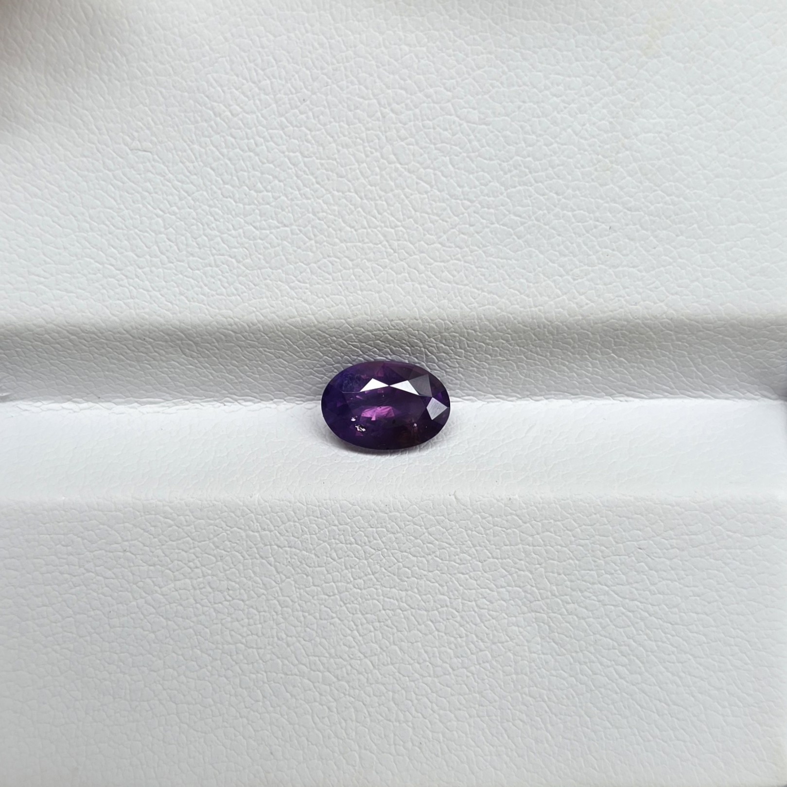 1.58 Ct Natural Purple Sapphire, Oval, Sri Lanka