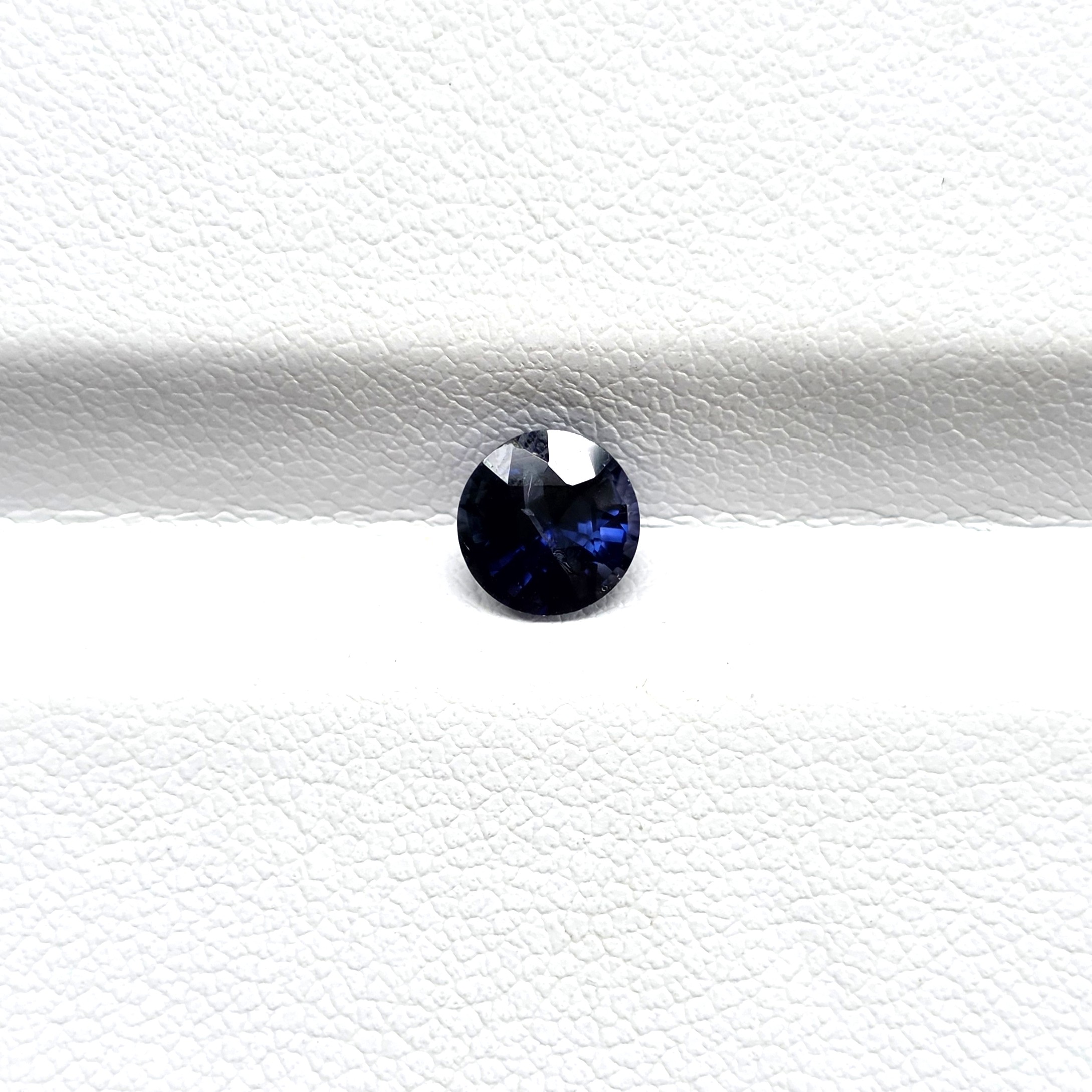 1.12 Ct Natural Blue Sapphire, Round, Sri Lanka