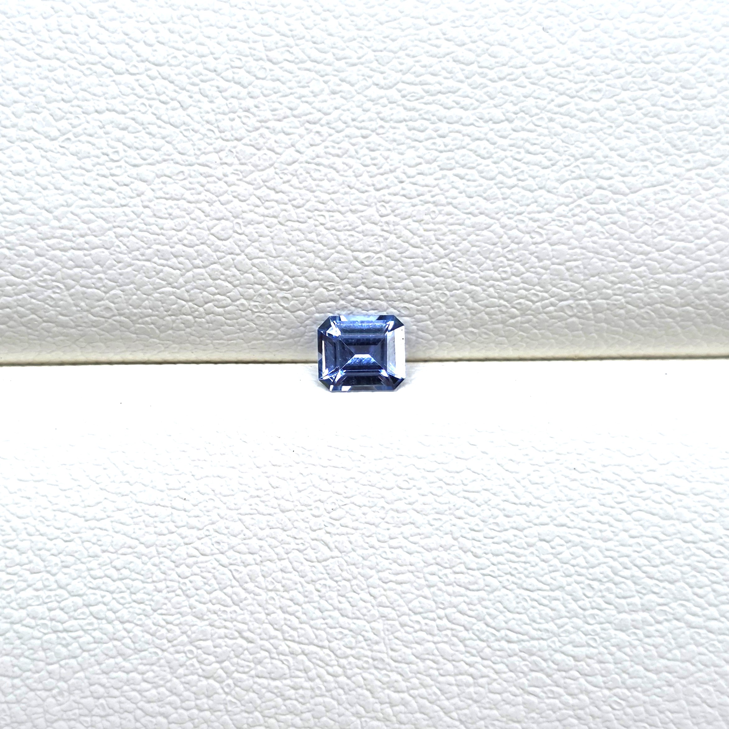 0.42 Ct Natural Blue Sapphire, Square, Sri Lanka
