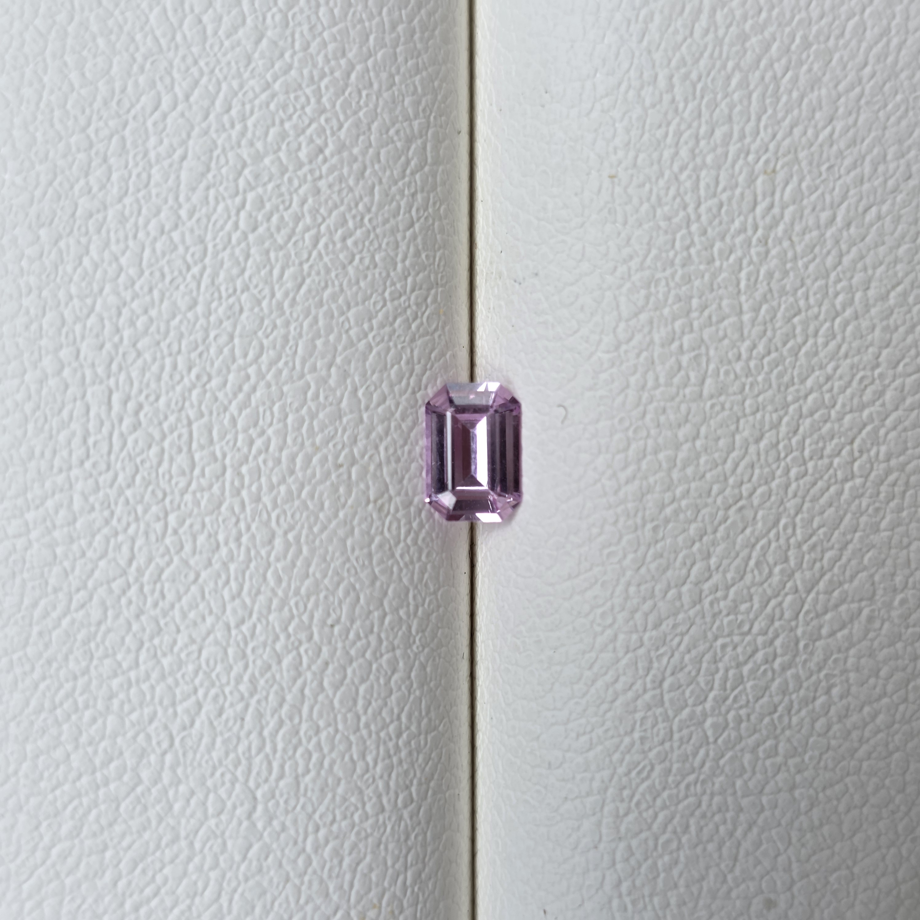 0.51 Ct Natural Pink Sapphire, Octagon Cut, Sri Lanka