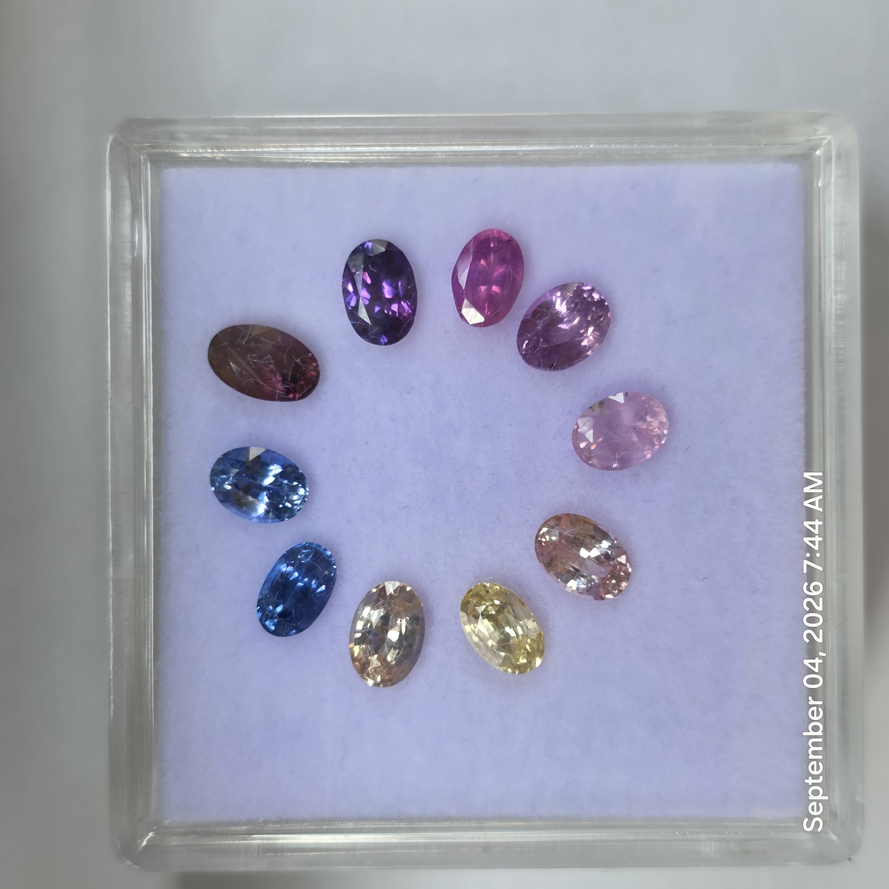 6.00 Ct Natural Mix Color Sapphire Lot, 10 Pcs, Sri Lanka