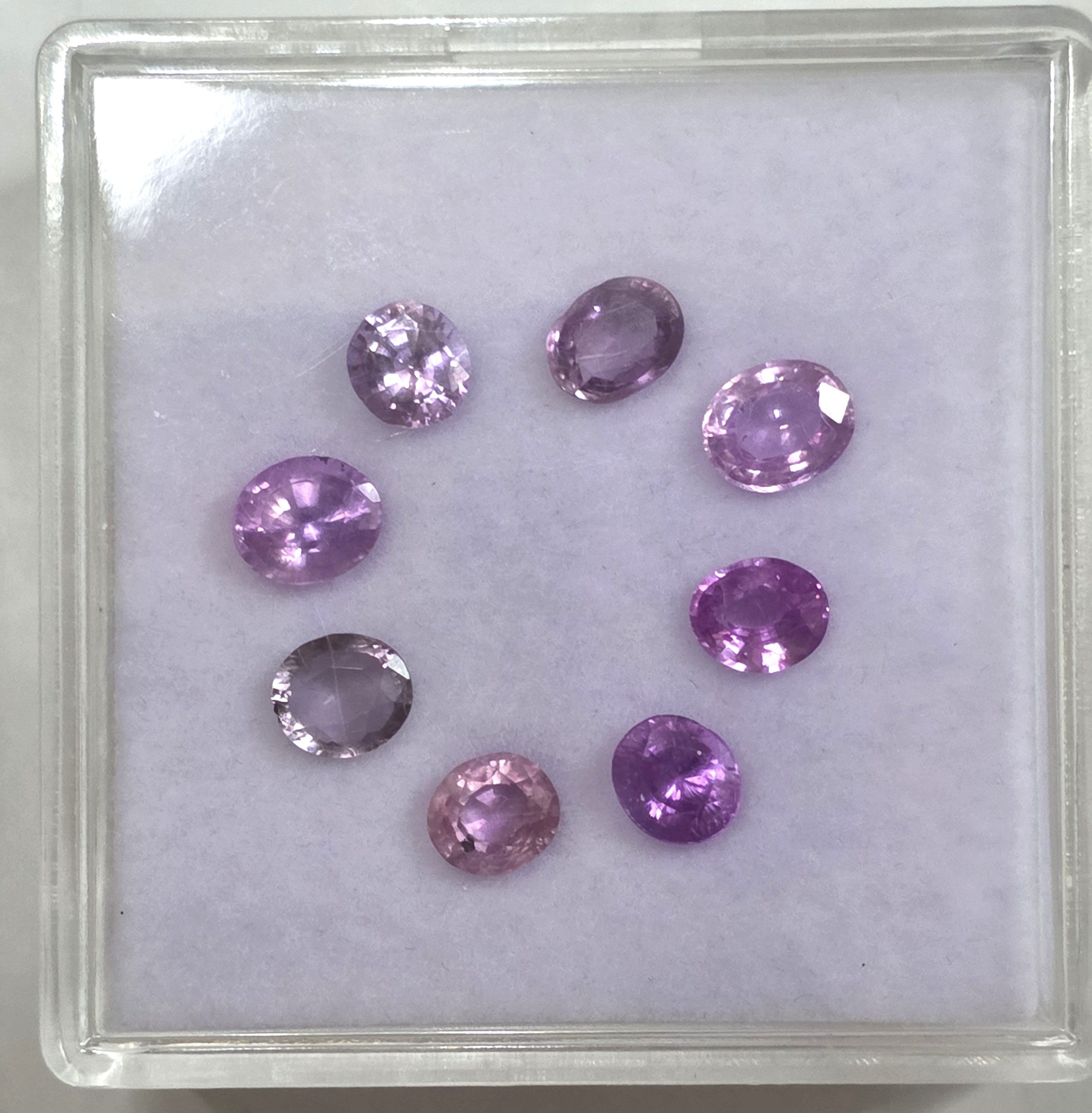 5.28 Ct Natural Mix Color Sapphire Lot, 8 Pcs, Sri Lanka