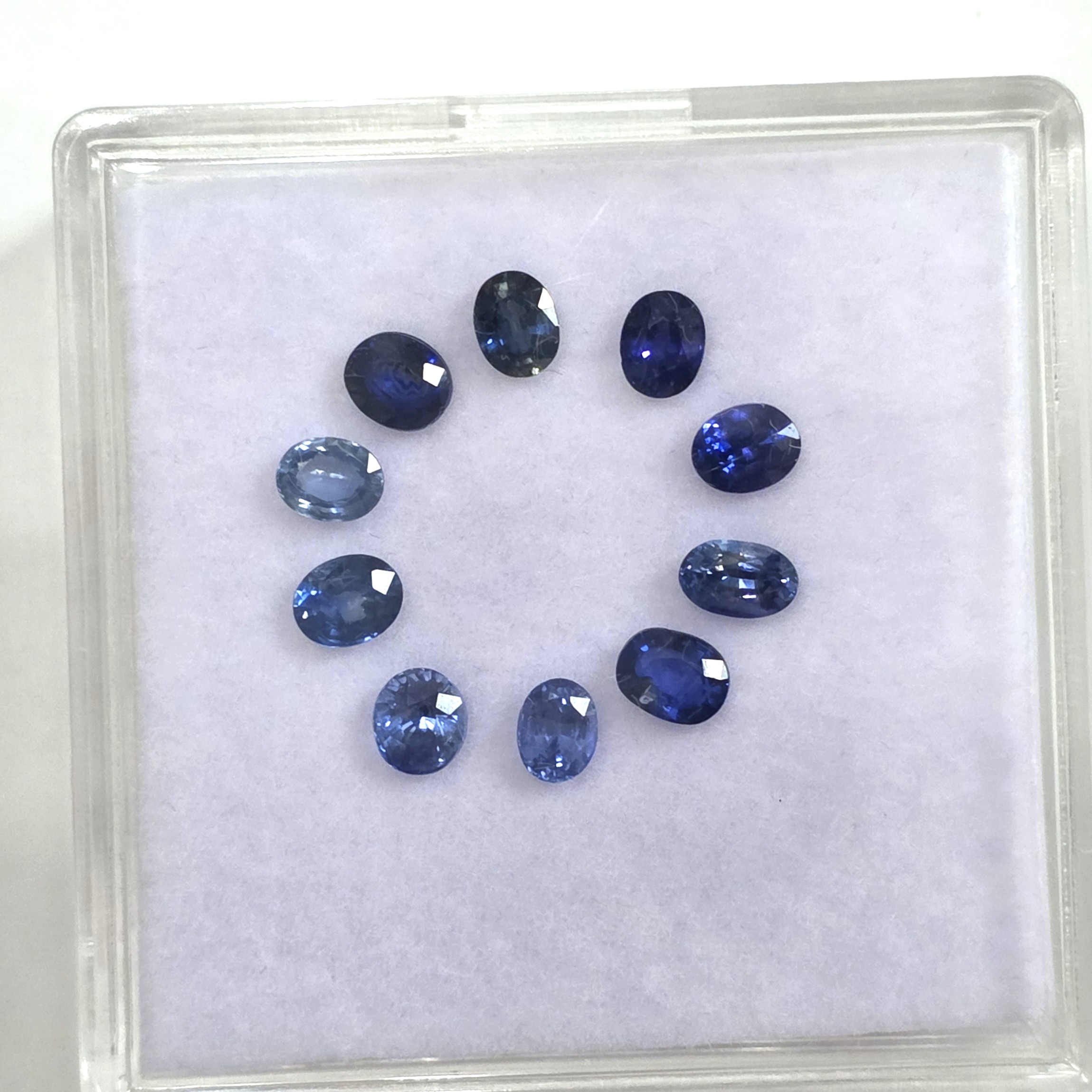 4.5 Ct Natural Mix Color Sapphire Lot, 10 Pcs, Sri Lanka