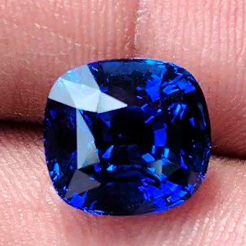 8.90 Ct Natural Royal Blue Sapphire, Rectangular Cushion Cut