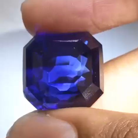 56.10 Ct Natural Royal Blue Sapphire, Octagonal Step Cut